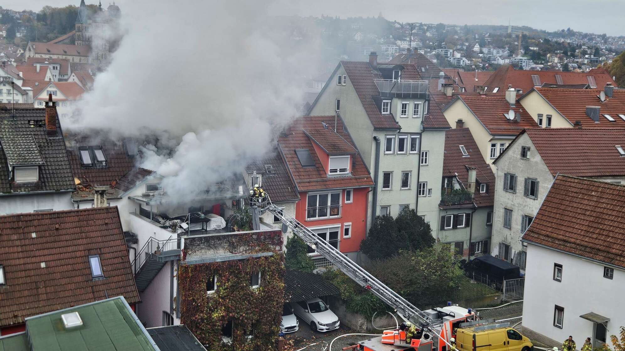 Polizei Zwangsr Umung Stand In Esslingen Bevor