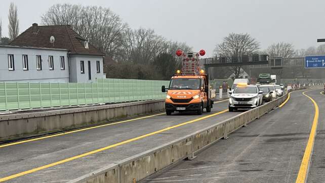 A40-Vollsperrung in Bochum nach vier Monaten aufgehoben