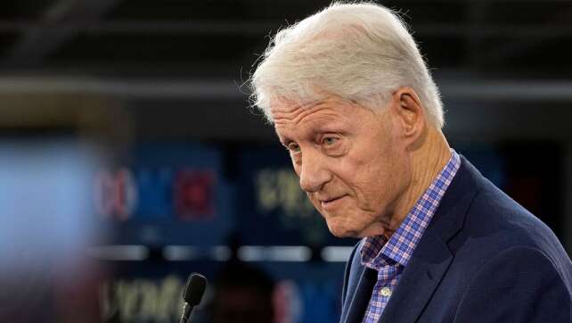 Ehemaliger US-Präsident Bill Clinton im Krankenhaus