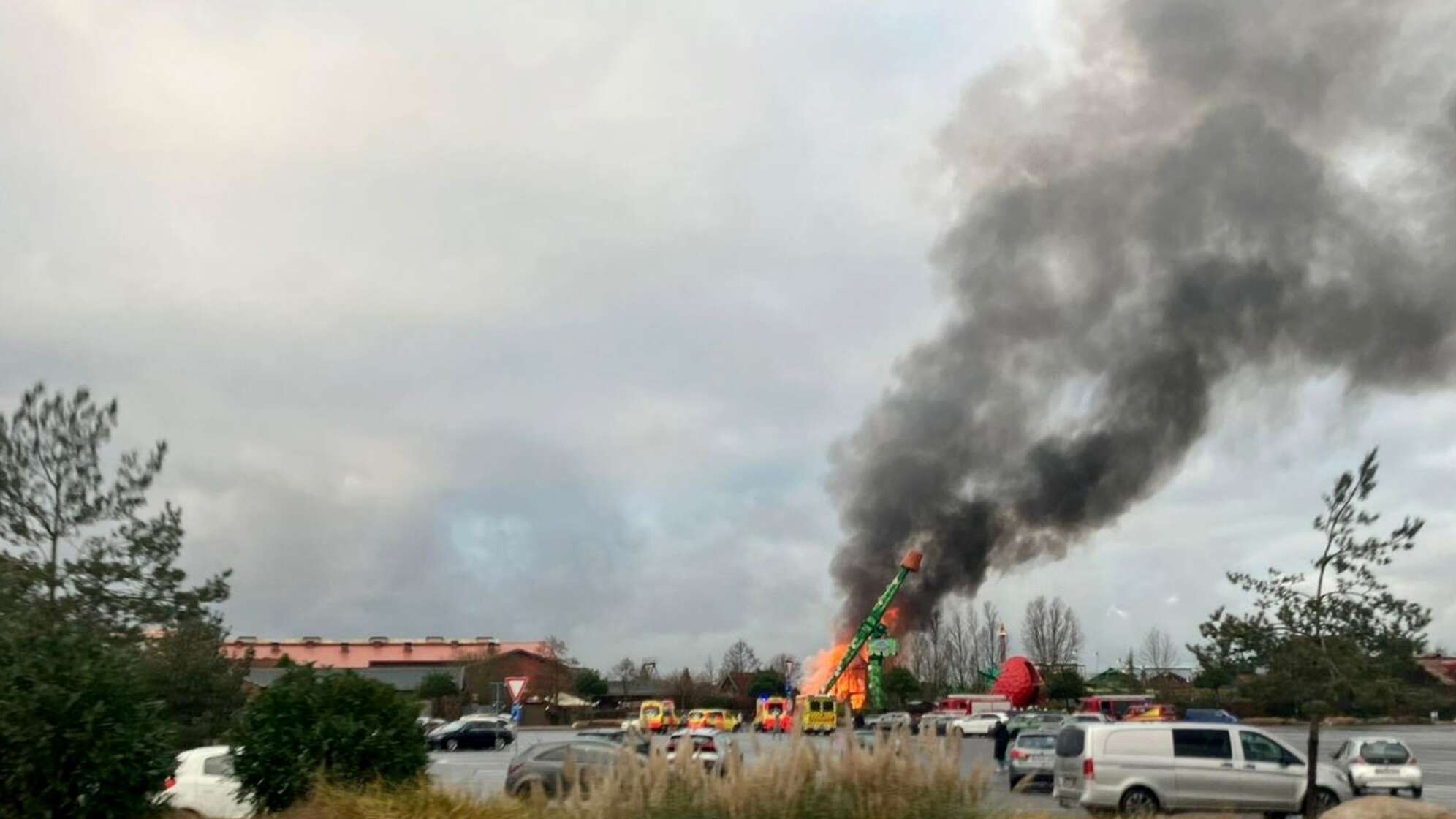 Brand in «Karls Erlebnis-Dorf»