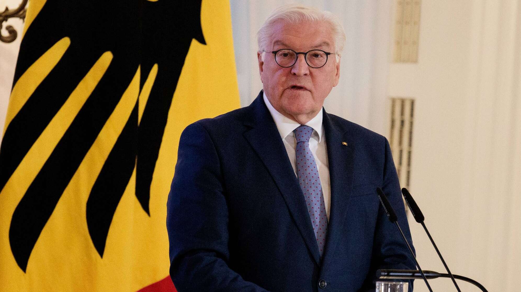 Bundespräsident Steinmeier im Schloss Bellevue