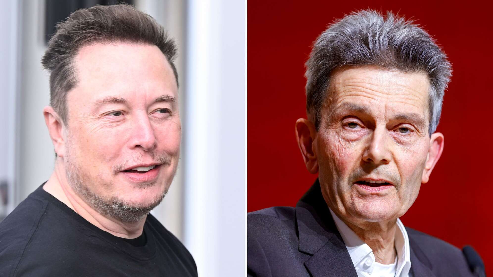 Elon Musk und Rolf Mützenich