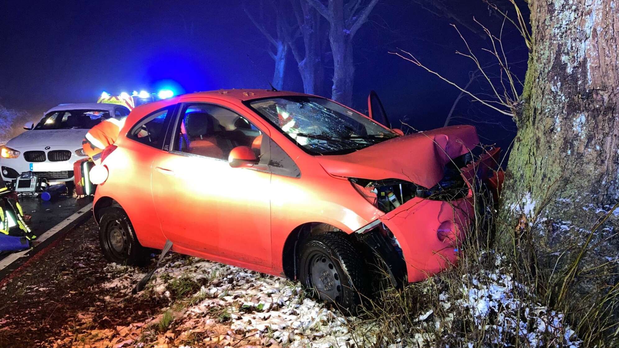 Zwei Schwerverletzte bei Unfall