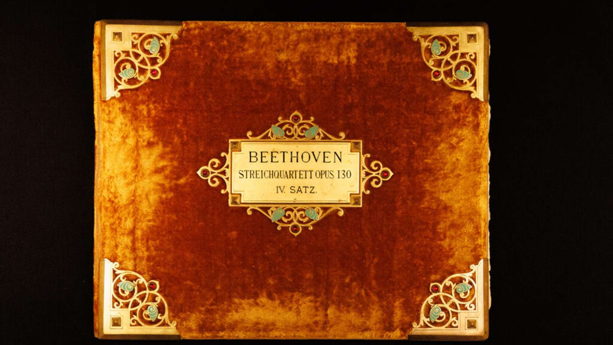 Prachteinband 4.Satz Beethoven-Streichquartett