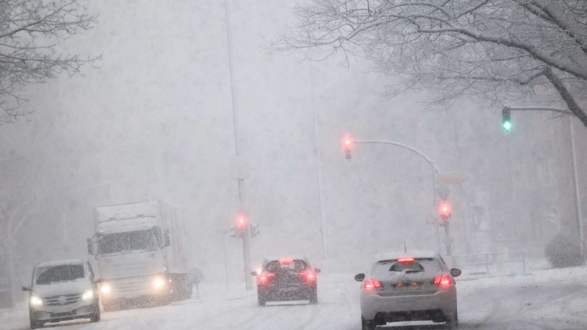 Schnee in Hamburg