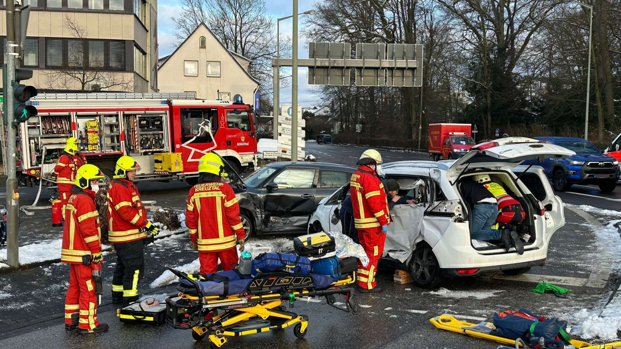 Verkehrsunfall in Kreuztal