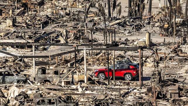 «Extremes Feuerwetter»: Los Angeles fürchtet weitere Brände