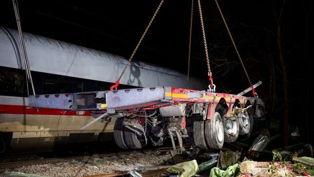 Nach ICE-Unfall: Lkw-Fahrer wird Haftrichter vorgeführt