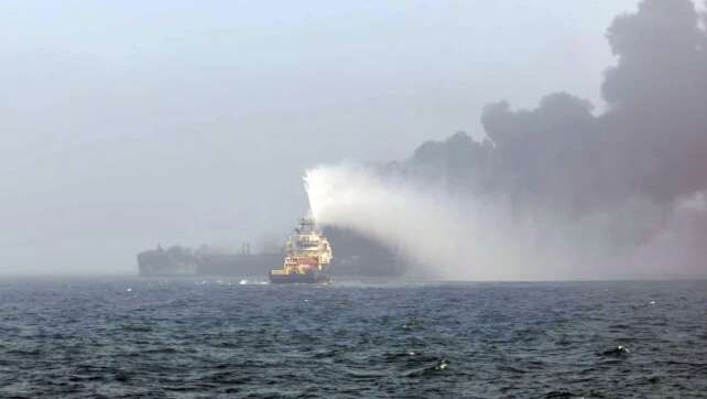 «Feuerball»: Tanker vor britischer Küste in Brand