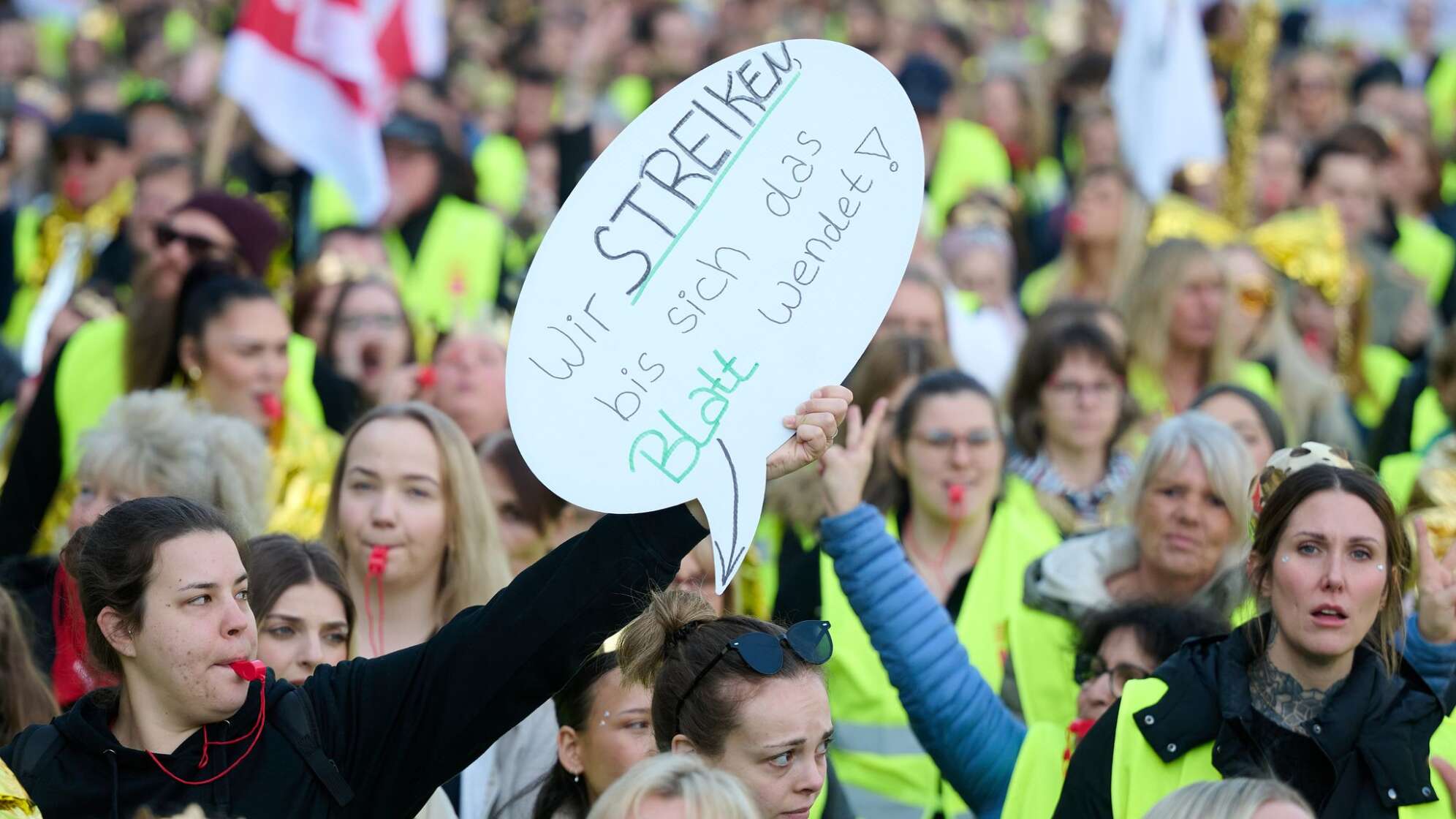 Streiktag der Frauenberufe im Öffentlichen Dienst