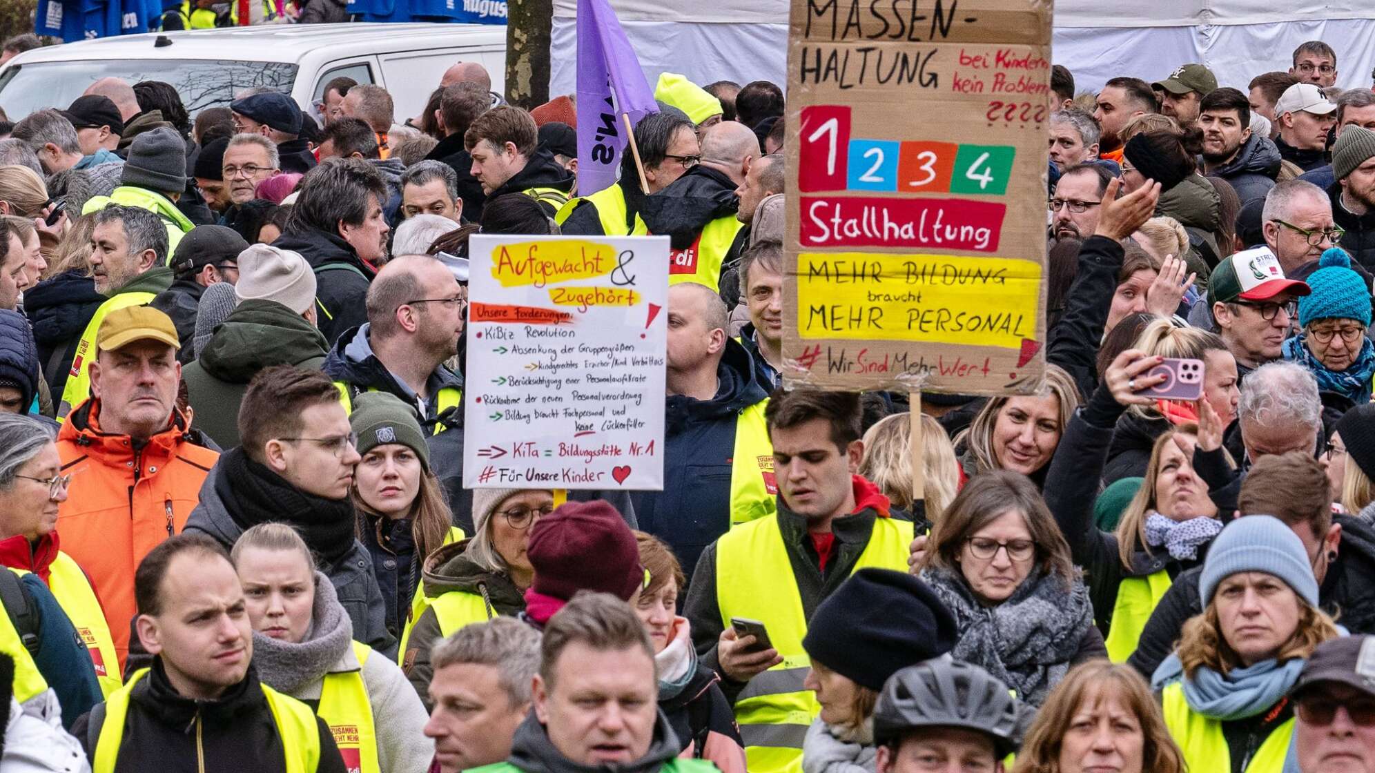 Verdi-Warnstreiktag - Nordrhein-Westfalen