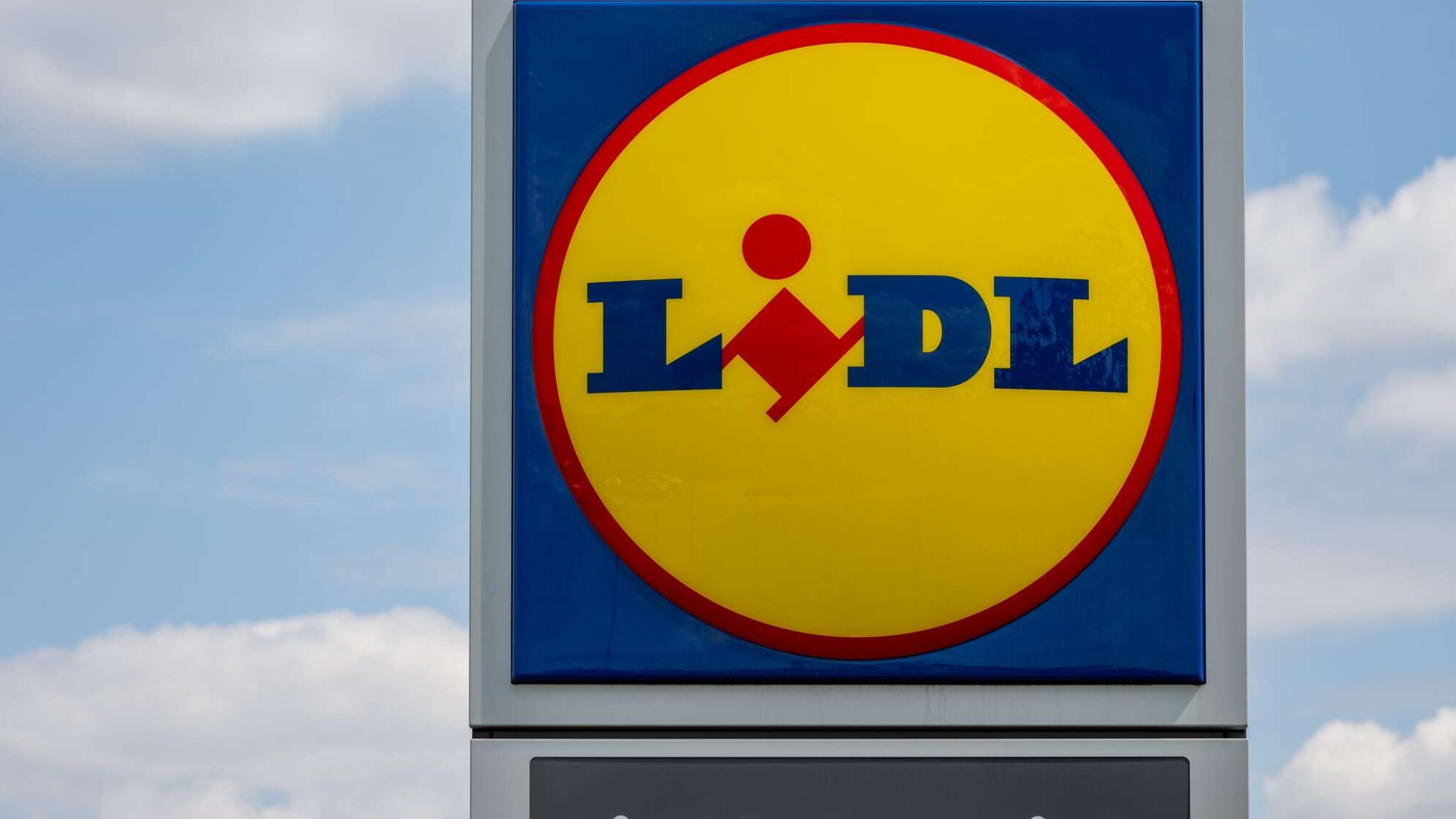 Das Logo des Discounters Lidl