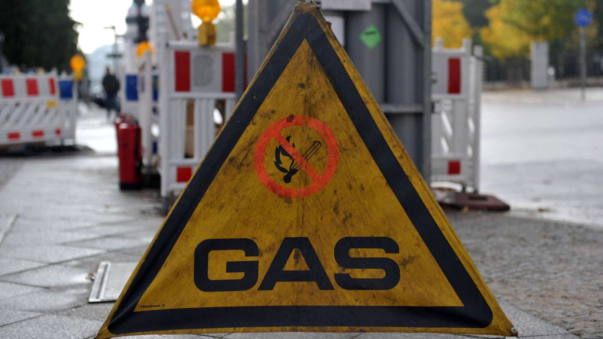 Gas - Warnschild