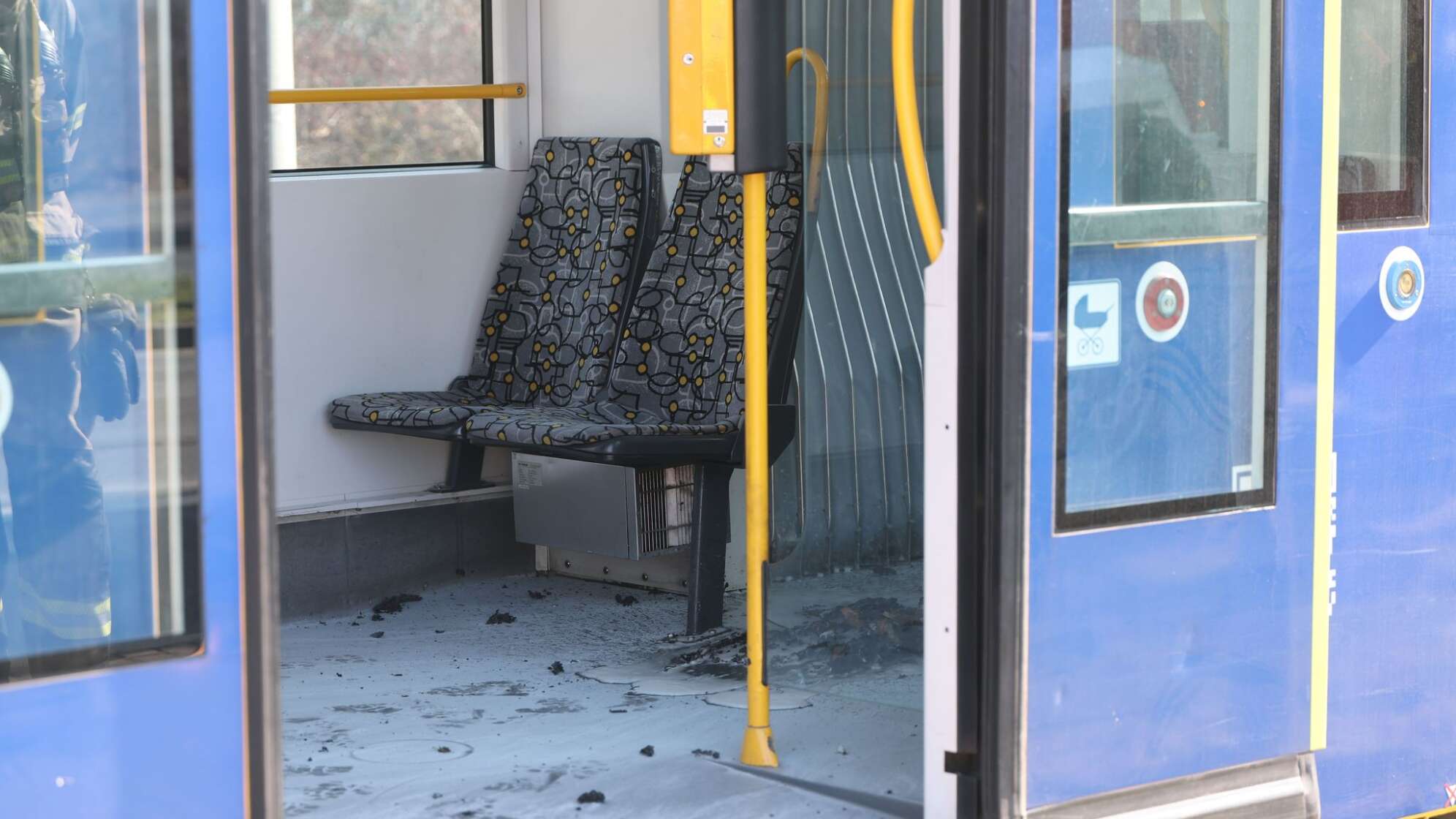 Brandanschlag in Straßenbahn in Gera