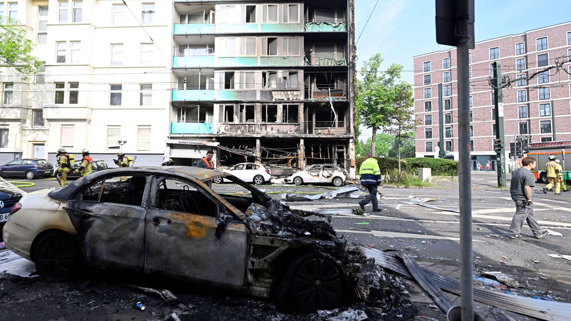 Tote und Verletzte bei Brand in Düsseldorf