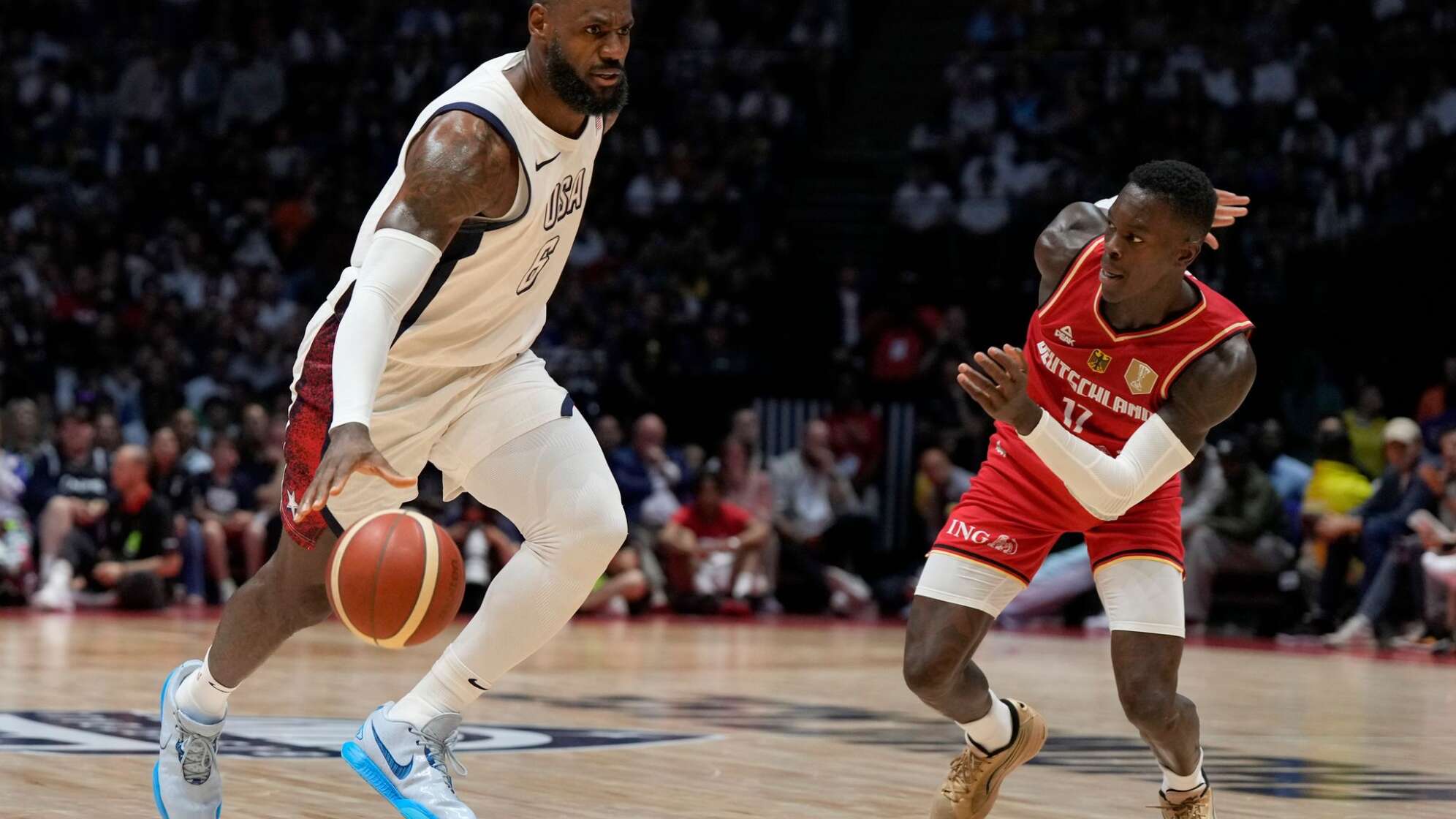 Basketball: Länderspiel  USA - Deutschland