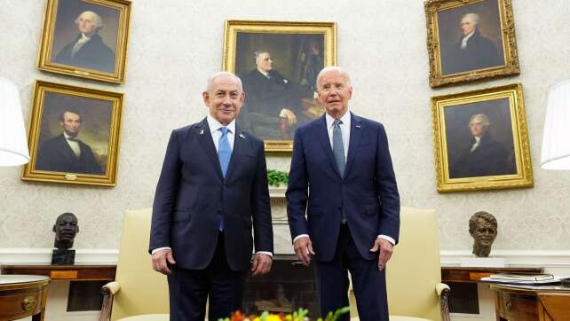 Netanjahu trifft Biden im Weißen Haus