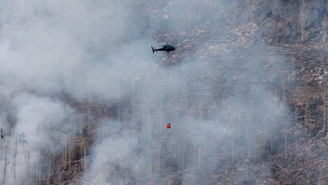 Feuer am Brocken - Einsatz könnte noch Tage dauern