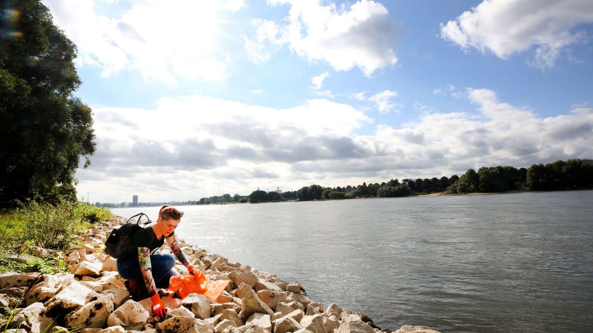 RhineCleanUp mit der Müllsammel-Initiative