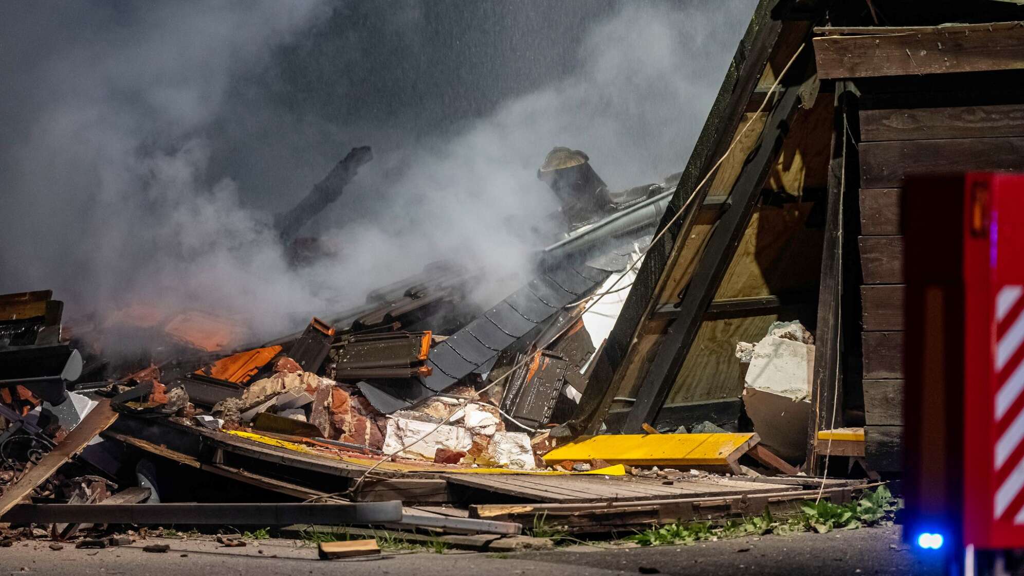 Explosion in Wohnhaus in Alpen