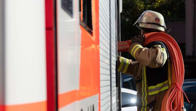 Feuer auf Klinikgelände in Münster