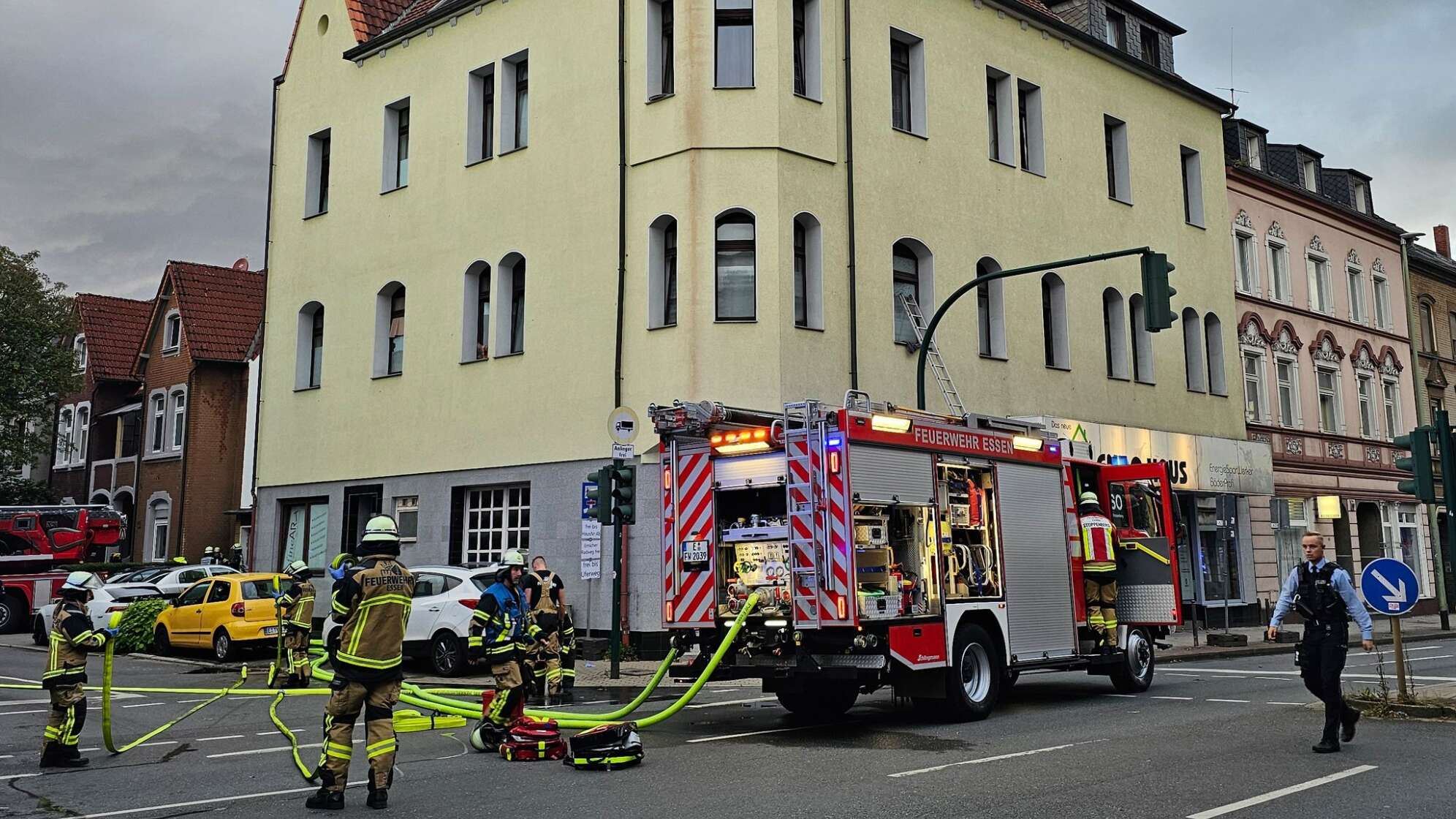 Verletzte bei mehreren Bränden in Essen