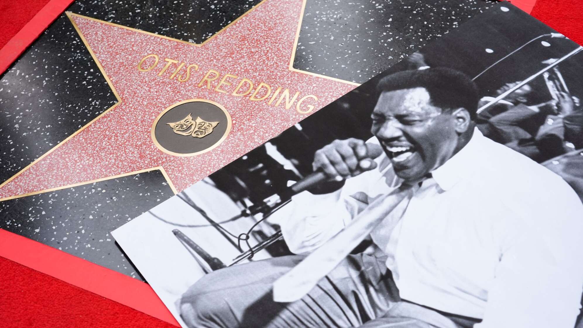 Ehrung von Otis Redding auf dem Hollywood Walk of Fame