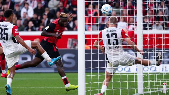 Boniface rettet Bayer 2:1-Sieg im Top-Duell mit Frankfurt