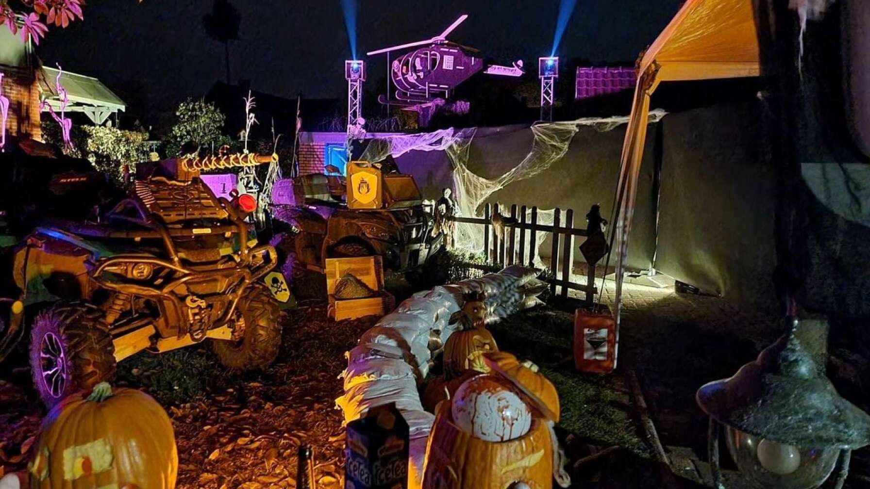 Der Parcours des Halloween-Haus