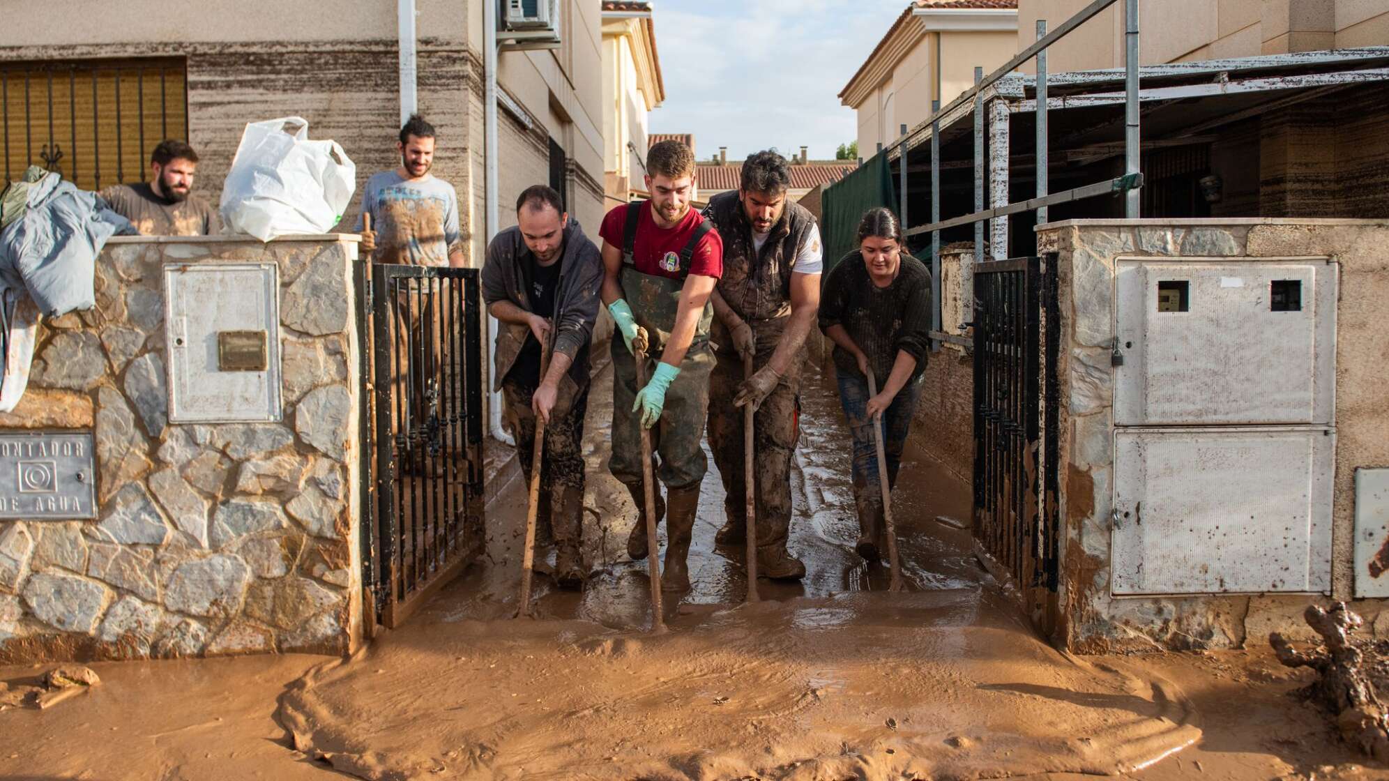 Nach den Überschwemmungen in Spanien