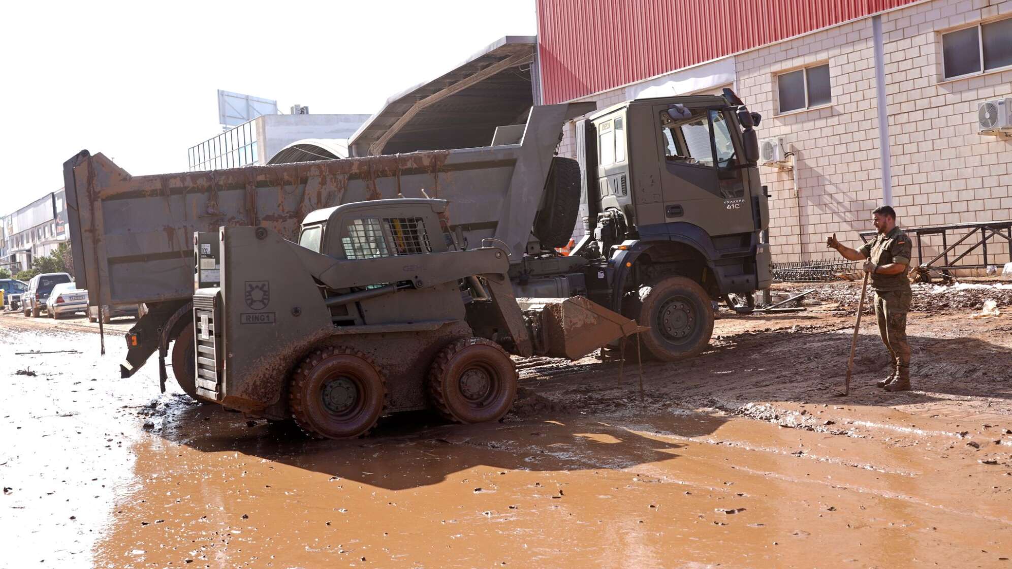 Nach den Überschwemmungen in Spanien