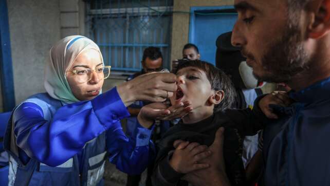 Polio-Impfkampagne im Gazastreifen abgeschlossen