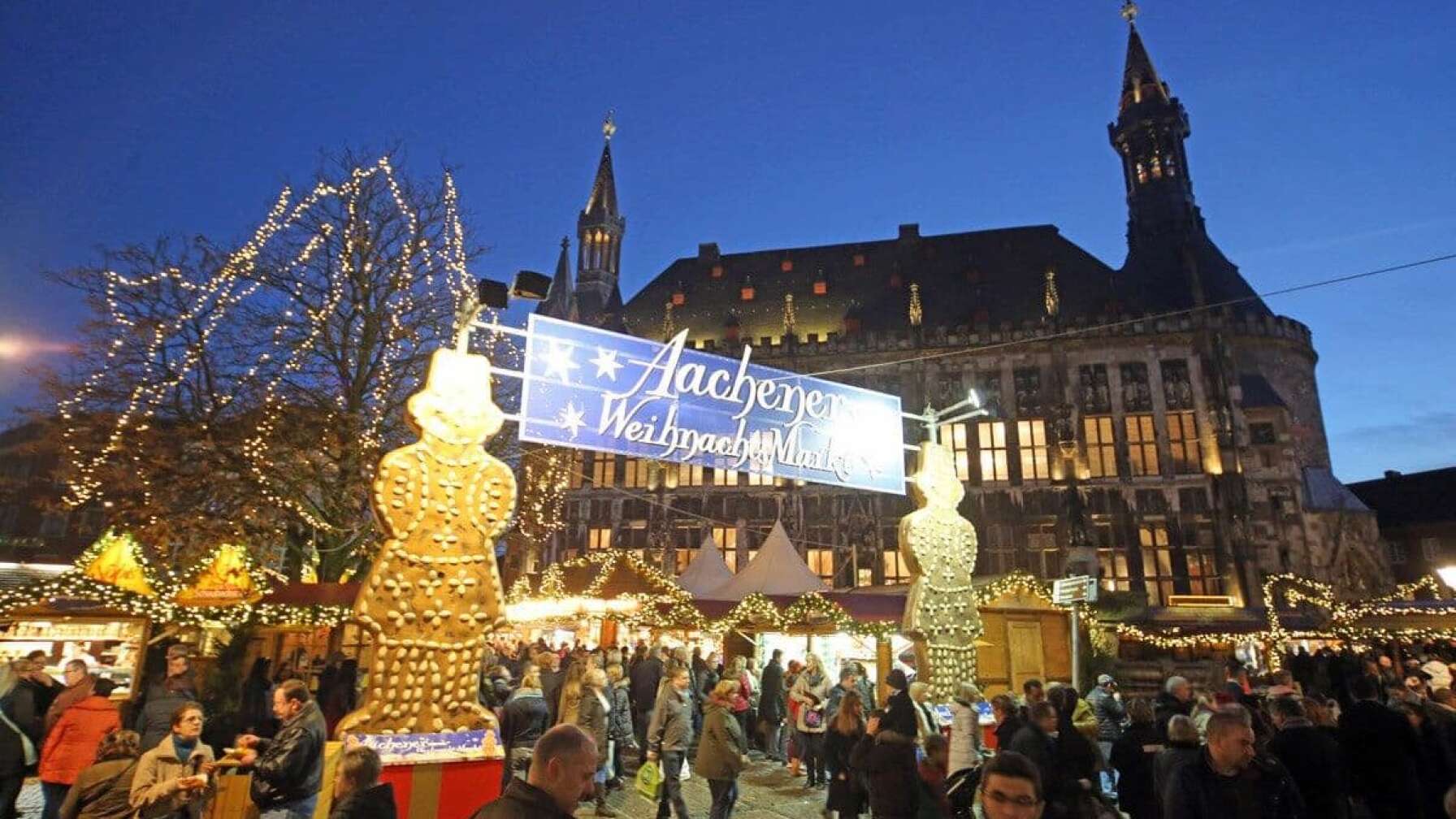 Der Weihnachtsmarkt in Aachen