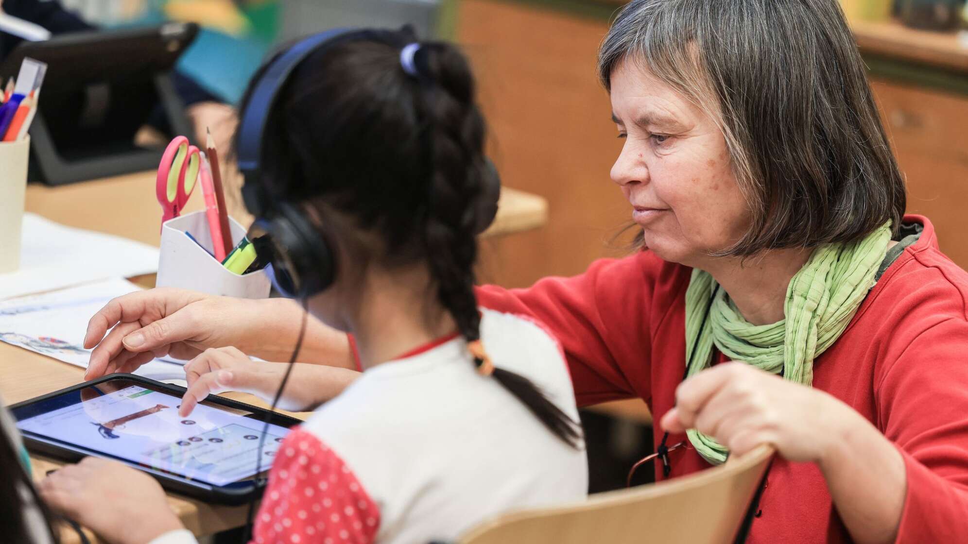 Schüler im Klassenzimmer