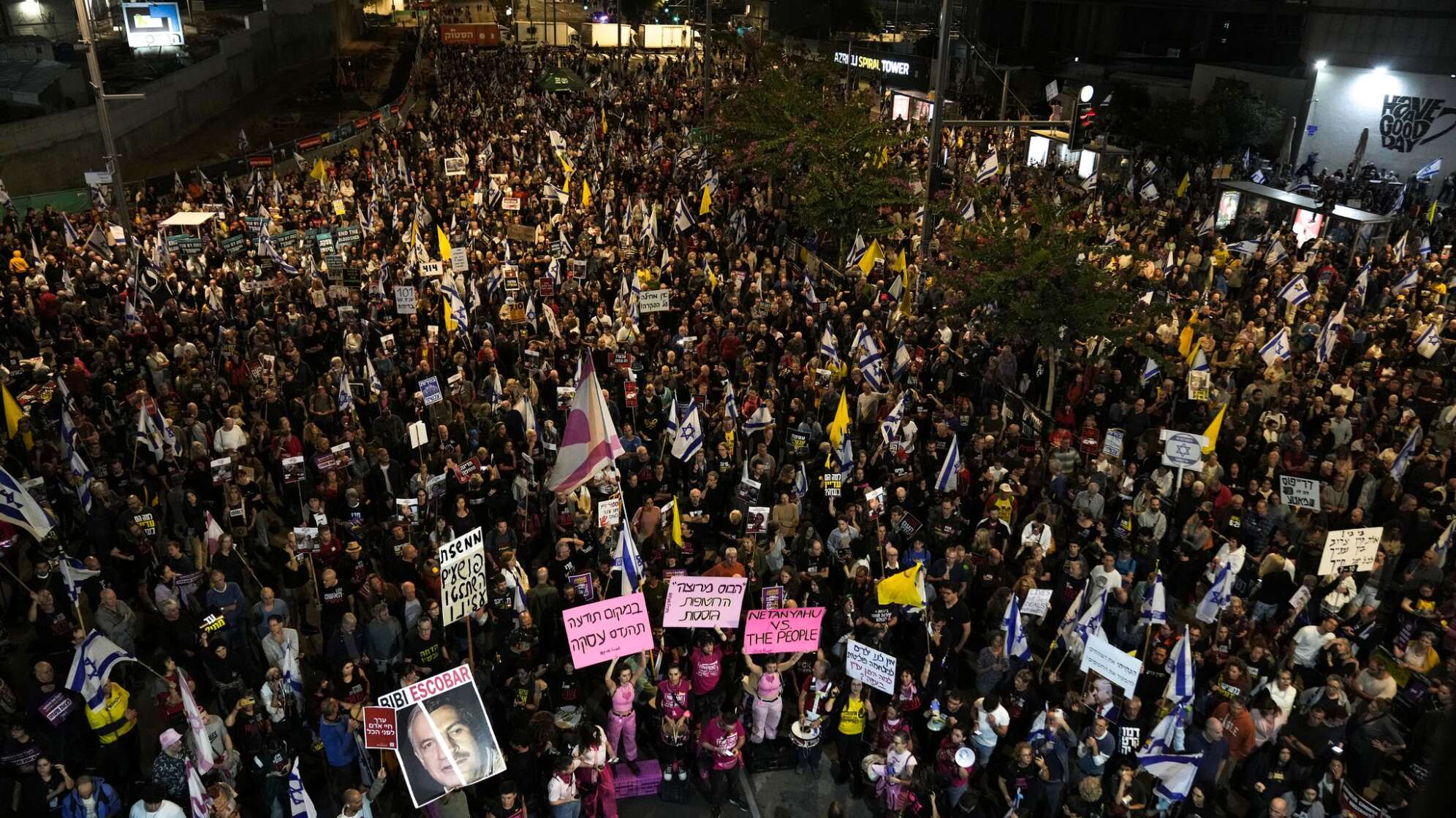 Nahostkonflikt - Proteste in Tel Aviv