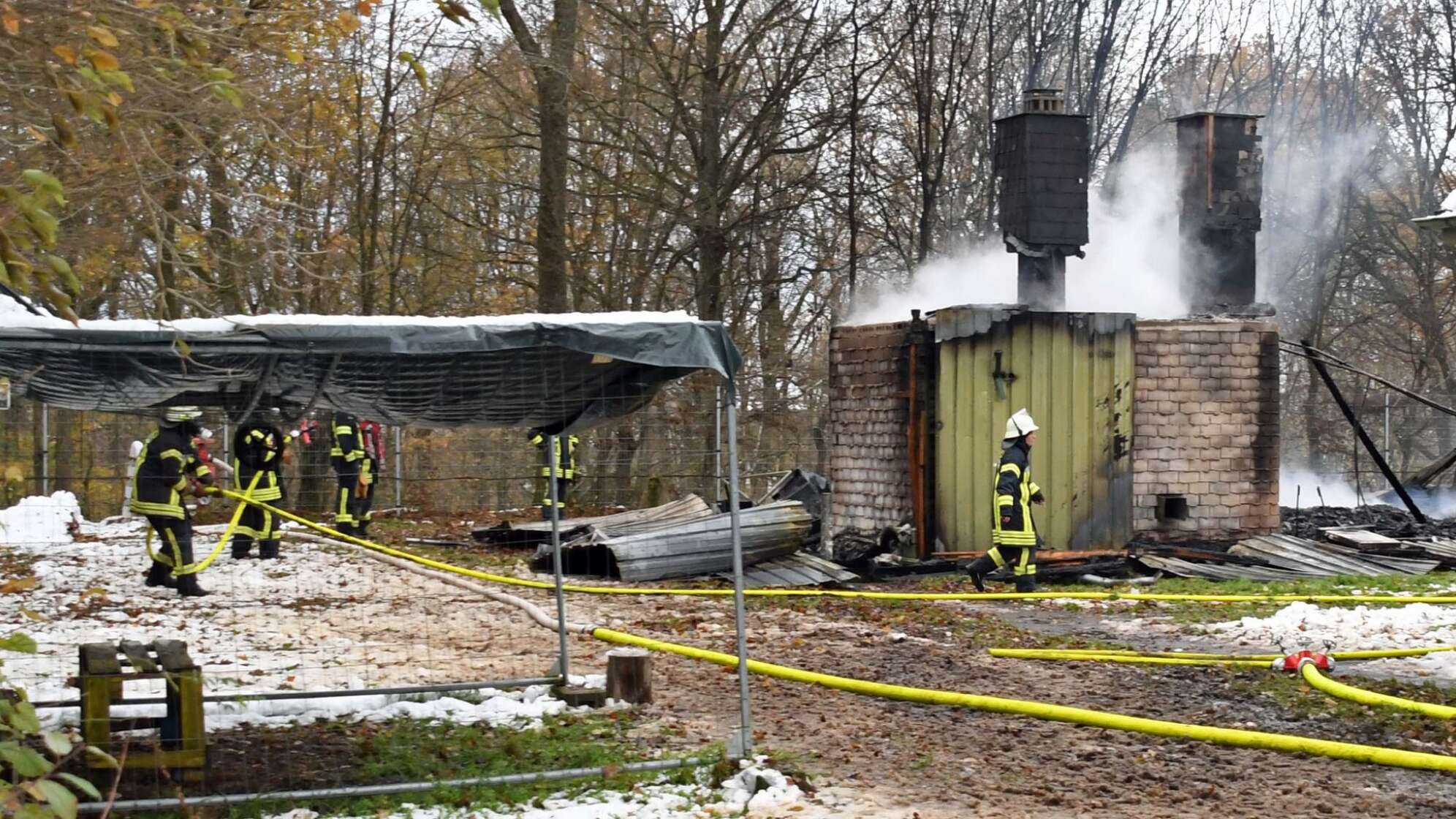 Brand in Flüchtlingsunterkunft in Schleiden