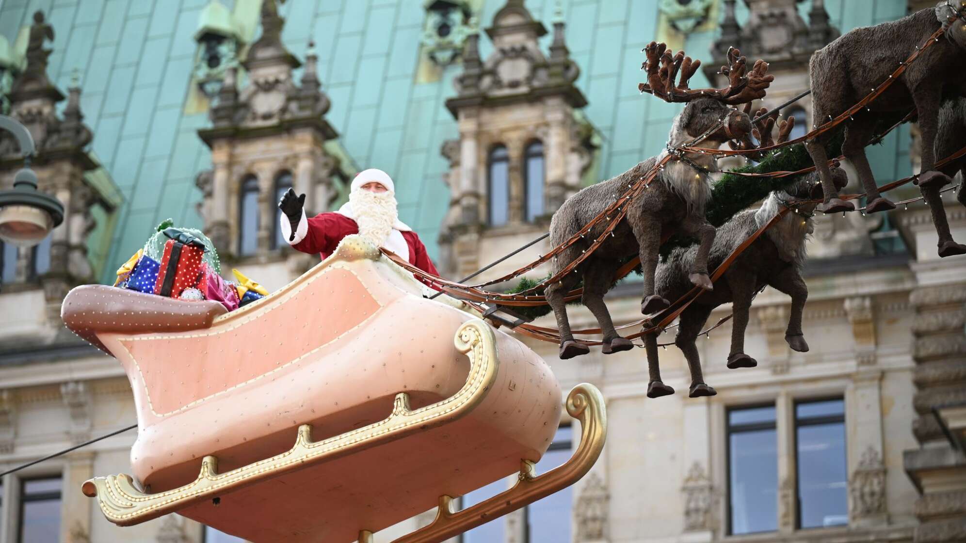 Eröffnung Hamburger Weihnachtsmarkt auf dem Rathausmarkt