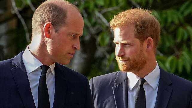 Diana Award: William und Harry gratulieren getrennt