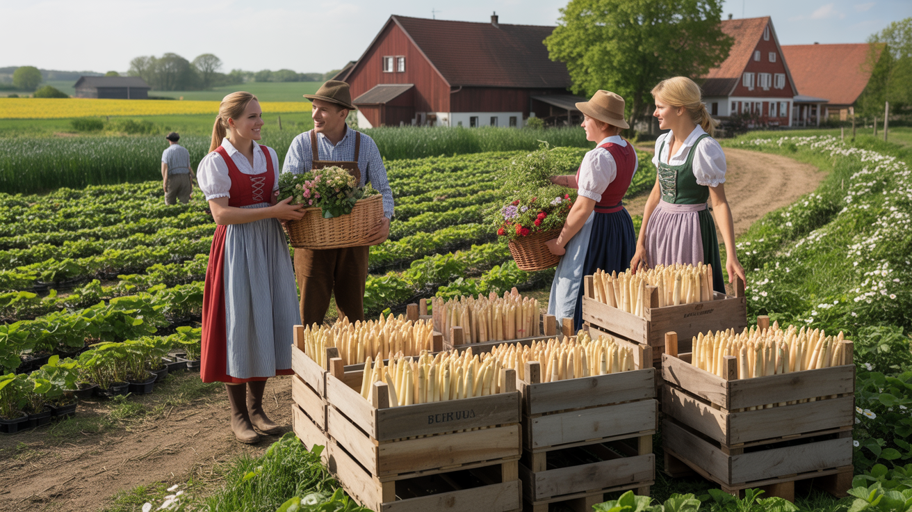 Beitragsbild zum Thema Spargelsaison in Neuss: Letzte Stangen vor dem Saisonende