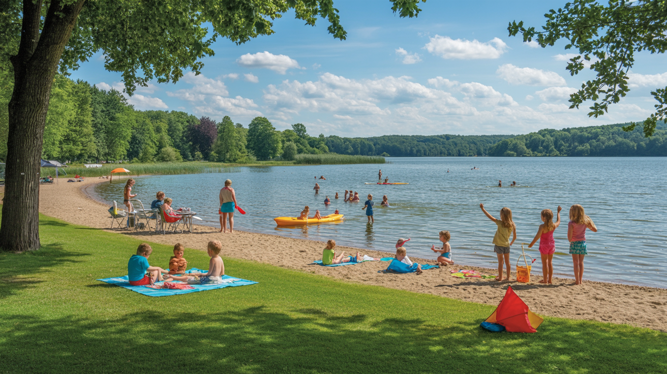 Beitragsbild zum Thema Top 7 Campingplätze am Wasser in Nordrhein-Westfalen