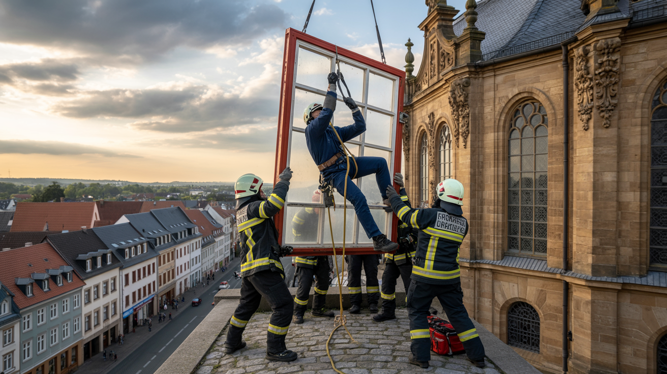 Beitragsbild zum Thema Rettungseinsatz nach Sturz vom Glockenturm in Ahlen-Dolberg