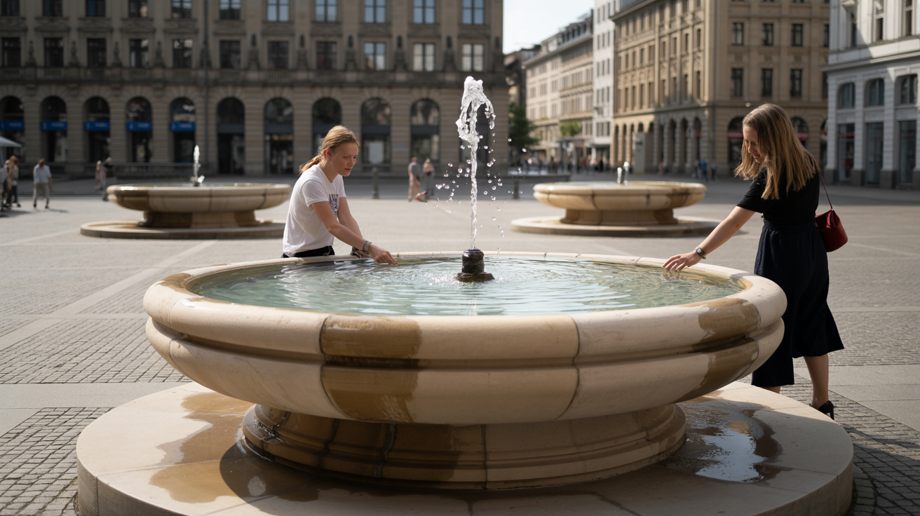 Beitragsbild zum Thema Oberhausen plant weniger Trinkbrunnen wegen Geldmangel