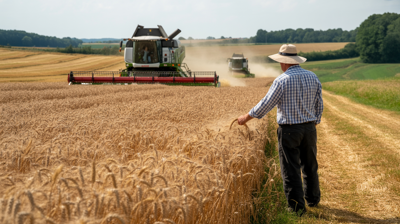 Beitragsbild zum Thema Erntesaison in NRW: Optimistische Landwirte erwarten hohe Gerstenernte