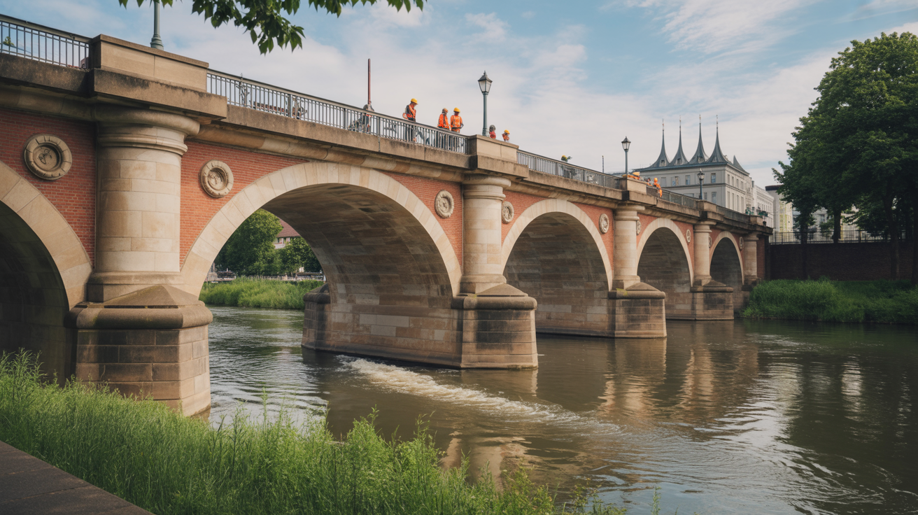 Beitragsbild zum Thema Neuss plant Sanierung der Elefantenbrücke bis 2026