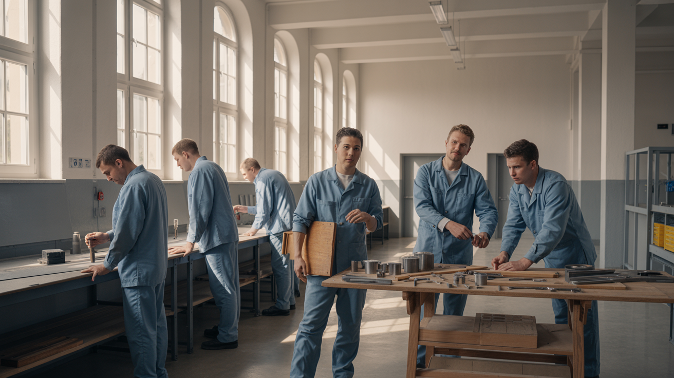 Beitragsbild zum Thema Verbesserte Arbeitsbedingungen für Häftlinge in NRW