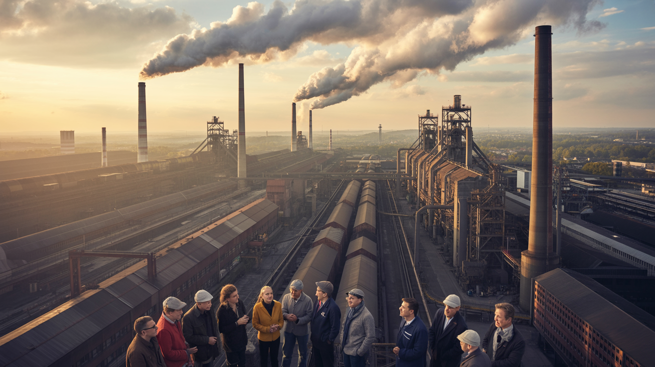 Beitragsbild zum Thema ThyssenKrupp und IG Metall erzielen Einigung auf Tarifvertrag