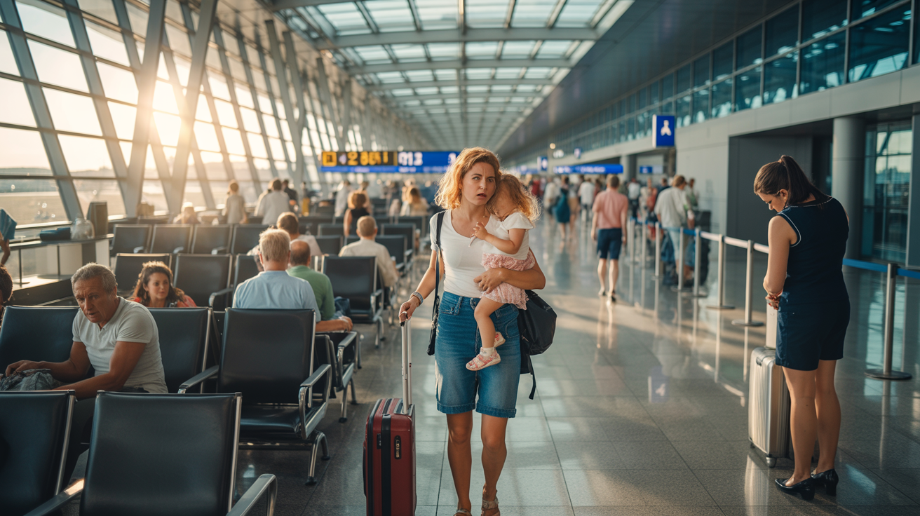 Beitragsbild zum Thema Sommerferien gestartet: Technische Probleme am Flughafen Düsseldorf