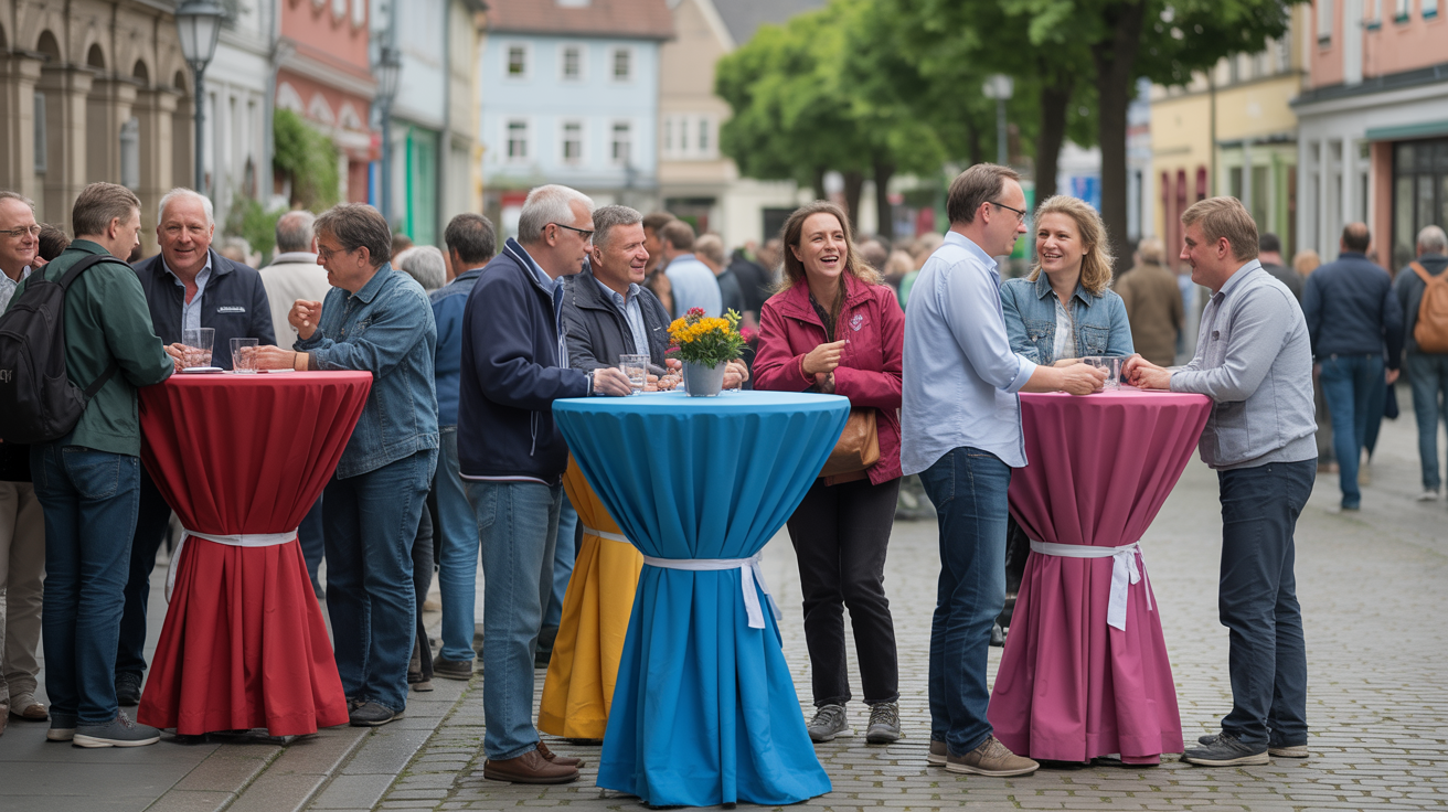 Beitragsbild zum Thema DemokraTisch in Lage: Bürgerdialog über Demokratie