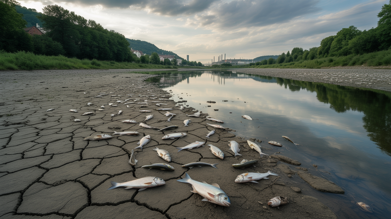 Beitragsbild zum Thema Massives Fischsterben in der Agger bei Engelskirchen festgestellt