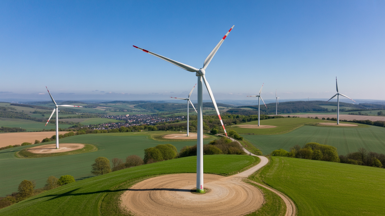 Beitragsbild zum Thema Windräder-Ausbau in NRW: Bundesweite Spitze im ersten Halbjahr